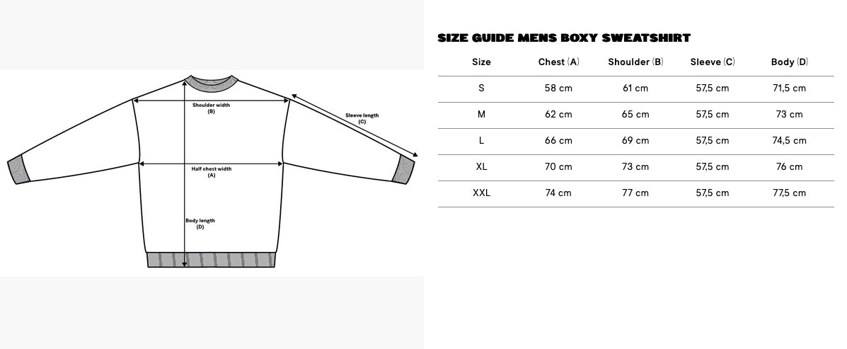 MENS BOXY SWEATSHIRT