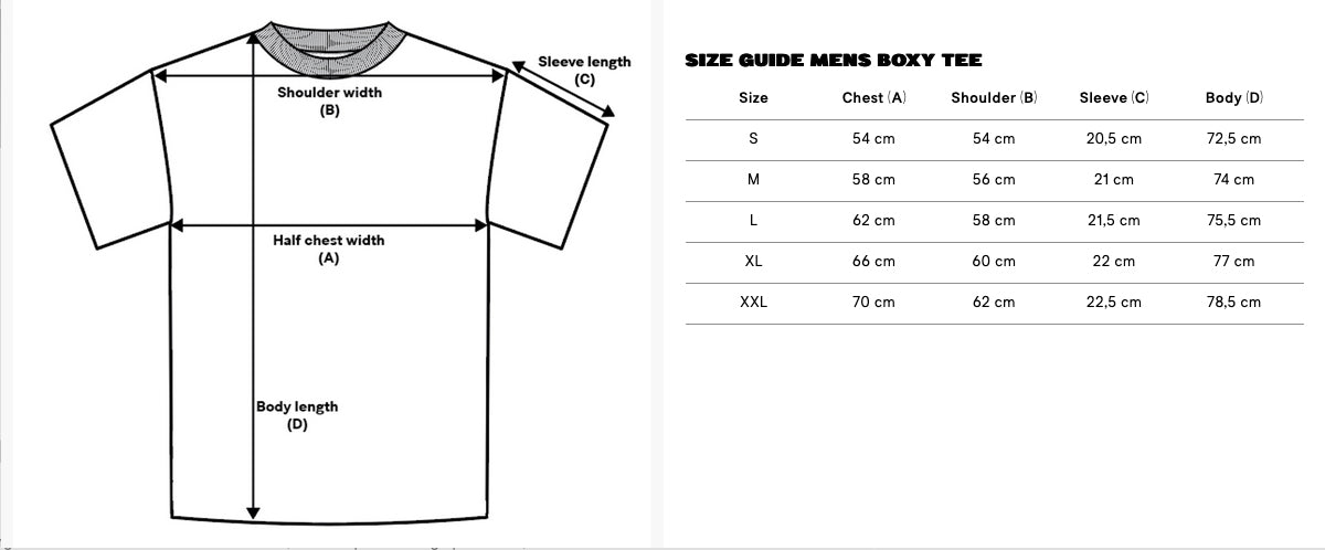 MENS BOXY TEE